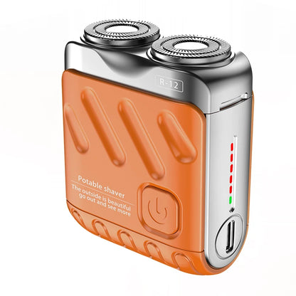 Mini afeitadora eléctrica de doble cabezal